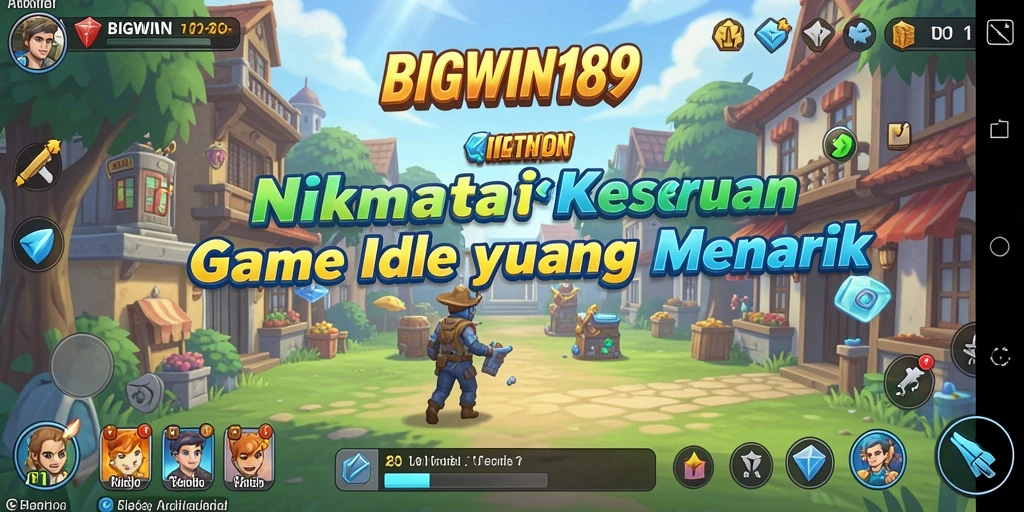 Tangkapan layar gameplay <strong>BIGWIN189</strong> yang menunjukkan momen seru dalam mode Idle.