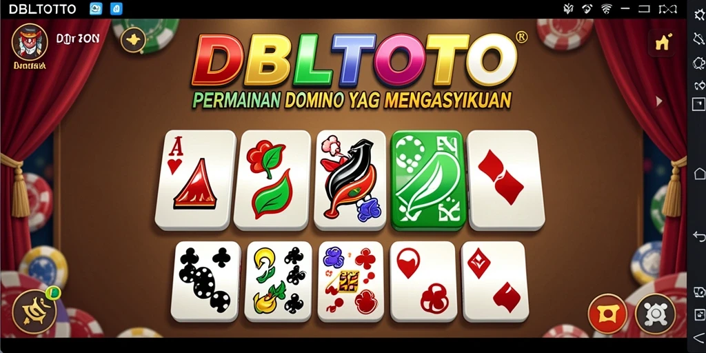 Gameplay menarik dalam DBLTOTO dengan berbagai fitur domino.