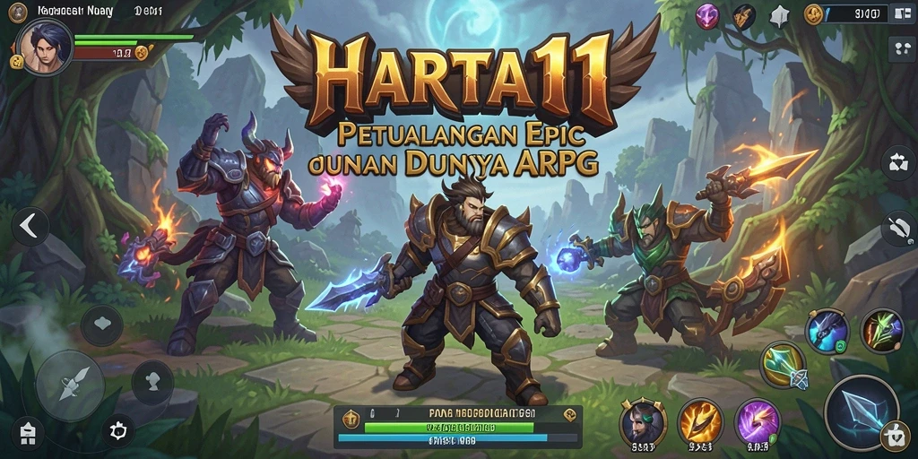 Tampilan gameplay HARTA11 yang menarik dan memukau.