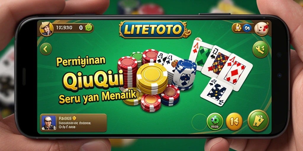 Tampilan gameplay menarik di LITETOTO dengan fitur QiuQiu.