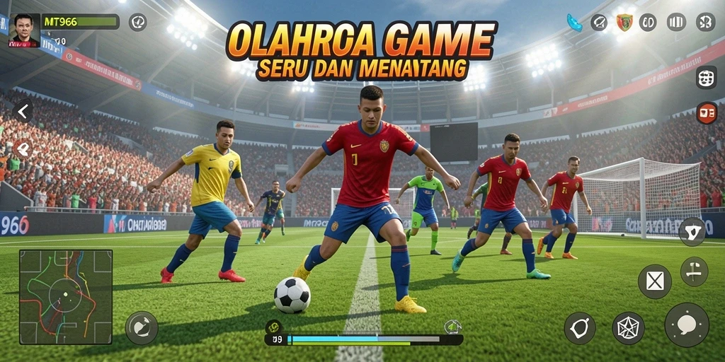 Tampilan grafik realistis dari gameplay MT966 yang menegangkan.