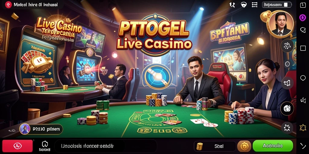 Gameplay Live Casino yang seru di PTTOGEL