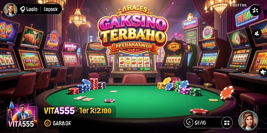 Tampilan menarik dari gameplay VITA555 menampilkan keseruan bermain Kasino.